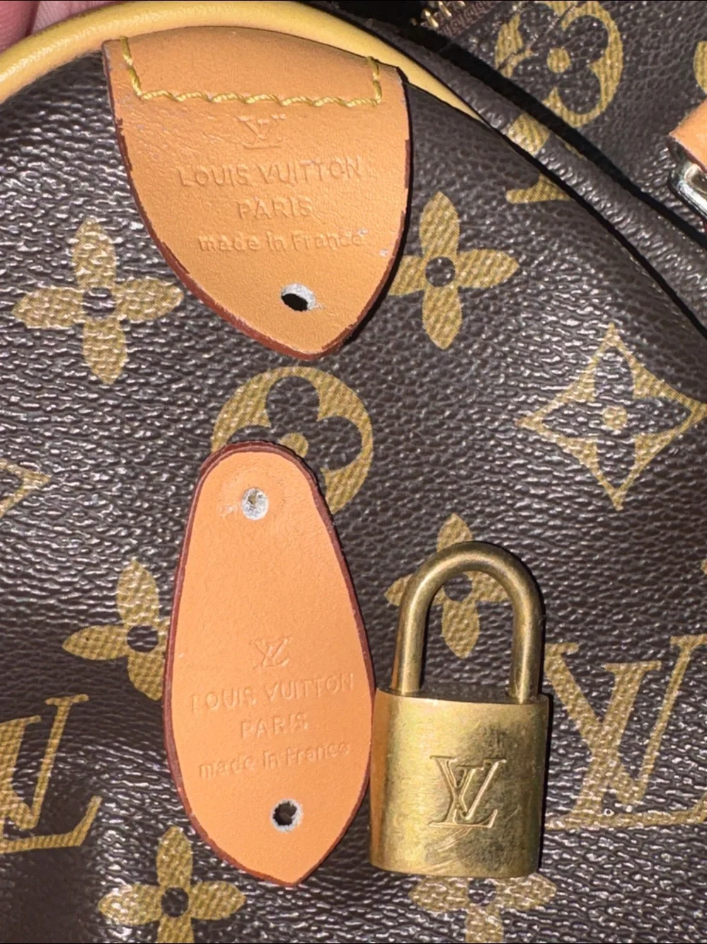 Vintage Louis Vuitton Monogram Canvas Speedy 30 Handbag-Vintage & has some wear